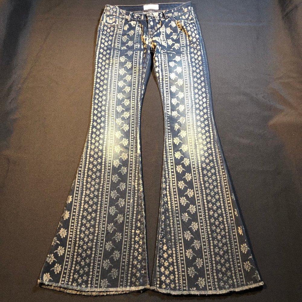 Free People Bali Mantra Flare Jeans Sz 26 - Picture 7 of 16
